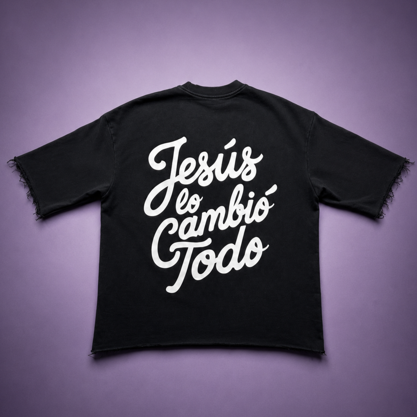 PRE-VENTA - "Jesús lo Cambió Todo" Oversized French Terry Tee